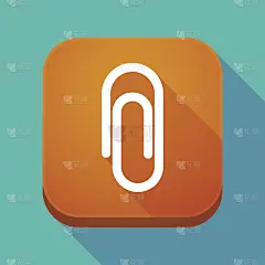 长影子应用程序图标与剪辑