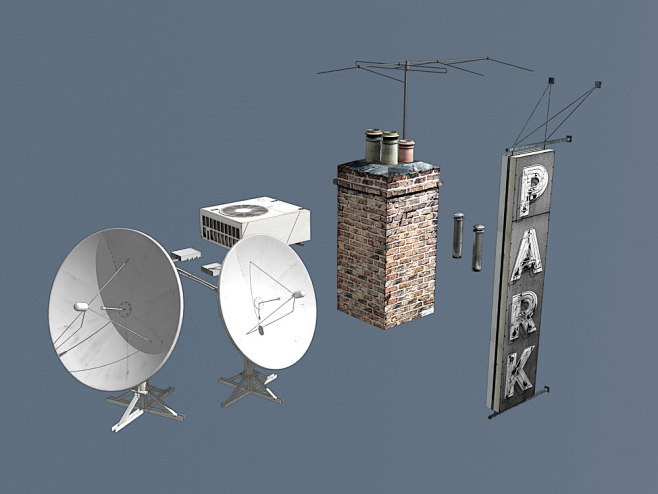 3d model of roof ant...