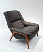 vintage lounge chair Folk Ohlsson Danish modern: 