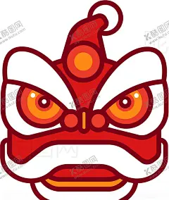 舞狮 【酷图网】UI,标识,标志,图标,矢量,简约,扁平,简笔画,中国风,元宝,建筑,春联,红包,钱包,灯笼,发财,冲天炮,鞭炮,敲鼓,扇子,福字,锦鲤,寿桃,寺庙,桌子,压岁钱,福袋,鲤鱼,生肖,十二生肖,鼠,牛,虎,舞狮,兔,龙,蛇,马,羊,猴,鸡,狗,猪,卡通,可爱,过年,新年,春节,红色,喜庆
