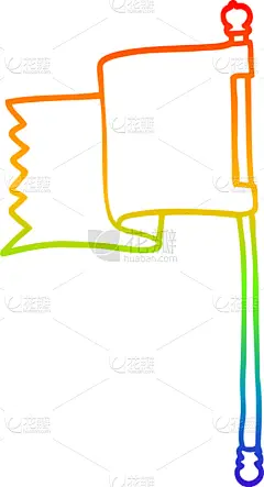 山,彩虹,蓝色,铅笔画,卡通,艺术,矢量,光谱色,绘制