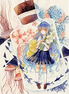 原本，我们在彼此的生命里，都只是路人甲。 @脑冒烟i
可我们太不甘心，给自己写了剧本，安排了主角的剧情，演了一出轰轰烈烈的八点档爱情剧。大家都太卖弄演技，直至杀青那刻，都才醒悟，这爱情再美好，都纯属虚构。
——七七《糖不甜了》