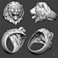 Lion head Ring, Nikolay Vorobyov