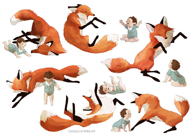 插画师 Rebecca Crane