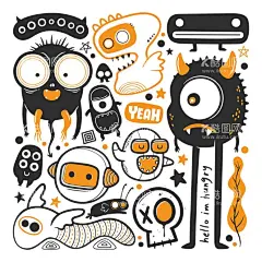 万圣节素材  - 源文件下载【酷图网】万圣节素材,万圣节鬼怪,矢量鬼怪,卡通鬼怪,手绘鬼怪,鬼怪插画,万圣节元素,万圣节物品,卡通万圣节,手绘万圣节