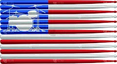 爵士鼓,鼓槌,音乐人,非都市风光,三维图形,白色,红色,蓝色,鼓