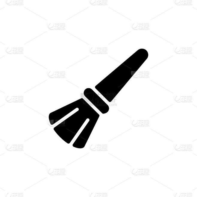 在矢量刷图标。标识