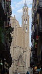 西班牙巴塞罗那Santa Maria del Mar