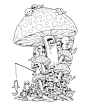 Doodle Invasion coloring page