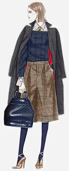 秋冬大衣高清素材 卡通 女生 手绘 插画 模特 欧美 秋冬 走秀 免抠png 设计图片 免费下载