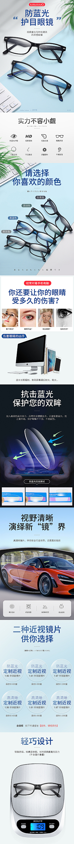 Panda琬采集到眼镜详情页