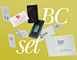 Branding | Bussines cards set : DESIGN/ Bussines cards set vol 1Yaka Spectrum. Artist & designer