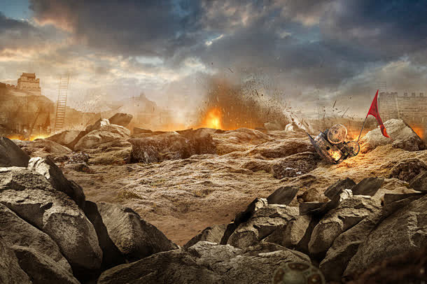 游戏场景烽火战争