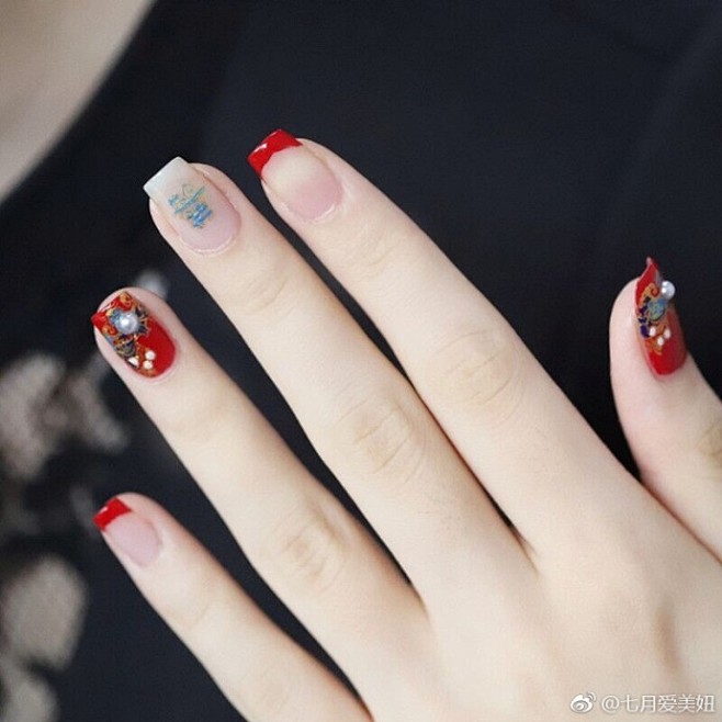 皇后大婚美甲！美甲我爱中国风 ​​​...