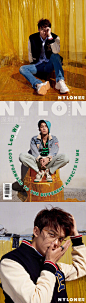 吴磊 《NYLON 尼龙》十一月刊封面大片，光影滤色，纯真摩羯男孩。 摄影：@刘闻LIU  ​​​​