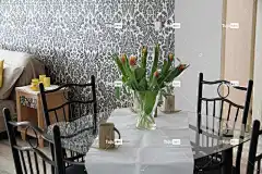 公寓 自然 花朵 郁金香 房间 房子 花壁纸 住宅内部