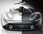 梅赛德斯—奔驰EQ银箭概念，超级酷的跑车！
