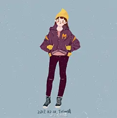 来一波姑娘吧！→_→终于凑够九张！#人物##插画##每日一图##练习# ​​​​