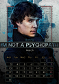 March: Benedict Cumberbatch as Sherlock Holmes in Sherlock.