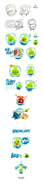 An Alien Sticker for Viber on Behance