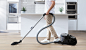 Hoover Bagless Pet Cylinder Vacuum Cleaner with Allergy Care - H-POWER : Suction - Motorised mini-turbo brush loosens and lifts out stubborn pet hair Performance - Highly effective cleaning with FREE 3-year warranty** Reach - Long 1.5m stretch hose plus 2