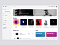 Music web application playlist player music basik