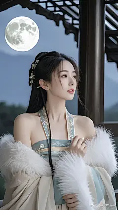 月下美人，需要拿来做壁纸#古典...@老纳不念佛的动态