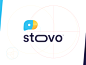 Stoovo - Branding trademark apple app store google process ui ux brand family agency startup clean award mobile branding app typography gradient design bird symbol sign visual style guide logo mark design app store icon