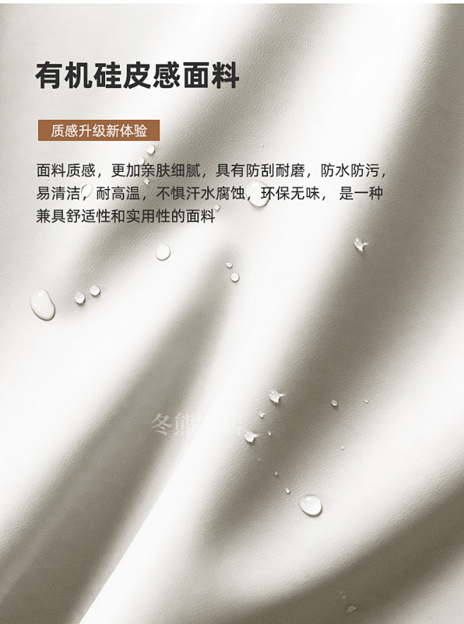 冬熊北欧简约现代轻奢真皮床双人主卧婚床储...