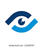 eye care logo can be used for logo, icon, and others. 库存矢量图