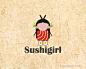 寿司女孩LOGO设计