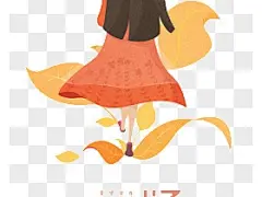 唯美手绘人物插画