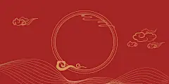 古风长城国潮水墨PNG背景素材分享 - 小红书