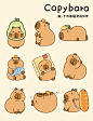 卡皮巴拉简笔画分享 - 小红书