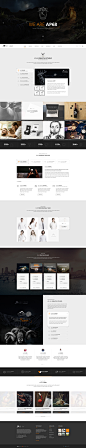 AP68 - Creative PSD Template : AP68 Creative PSD template, Download all pages here : http://themeforest.net/item/ap68-creative-psd-template/16478296