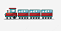 手绘卡通红色火车 装饰 车厢 元素 免抠png 设计图片 免费下载 页面网页 平面电商 创意素材