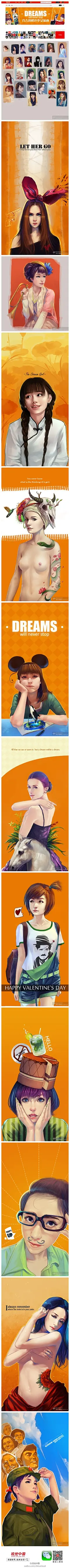 #视觉中国原创推荐#今日推荐的是一位特别中意画姑娘的插画男@肖吉怕睡觉 。别看只是一些漂亮的小姑娘画，但是充分体现了该插画师扎实的功底，以及他的欣赏眼光哦。肖吉视觉个人主页http://t.cn/zHk3Ptt。“视觉中国，相信原创的力量！”更多优秀的设计师推荐http://t.cn/zlrdMsO @孙伟_CV @易草丫