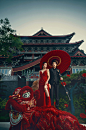 陈壹的婚纱摄影作品《国风》