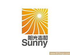 HONG·品牌设计采集到太阳LOGO标志(标志订做微信459612406)