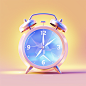 meirenshiyong_a_clock_cute_game_icon_3D_render_solid_color_back_fb5c79d8-a1b3-41cf-957c-2383d7e79862