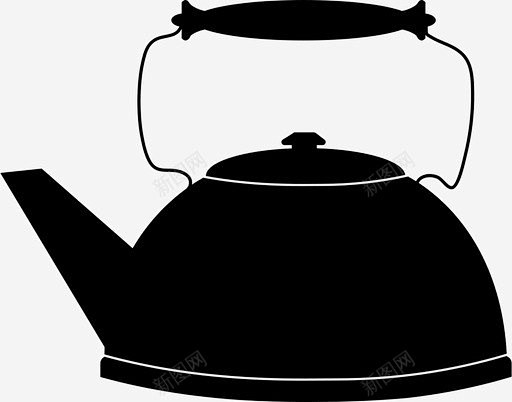 水壶茶壶嘴图标 icon 标识 标志 U...
