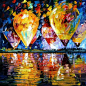 Leonid Afremov 油画系列