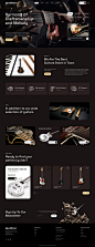 Website Design Dark Style by Usman A. on Dribbble
