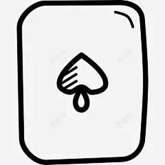 黑桃牌浪涌智能手机图标 icon 标识 标志 UI图标 设计图片 免费下载 页面网页 平面电商 创意素材