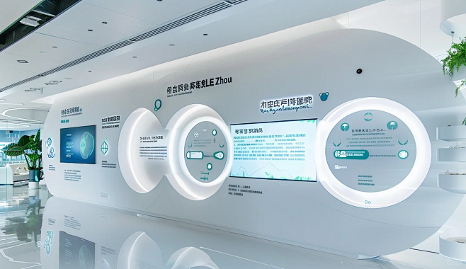 未来已来️科技感企业文化墙