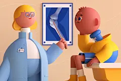 插图 gif 循环 角色设计 cesar pelizer cinema 4d 3D Ch （4）.jpg