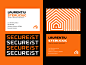 SecureIst Brand Identity for Security Device brand identity branding business cards print contact car vehicle wrap pattern house houses home warmth logo mark symbol icon poster wall design graphic security system barrier device software hardware enter ope