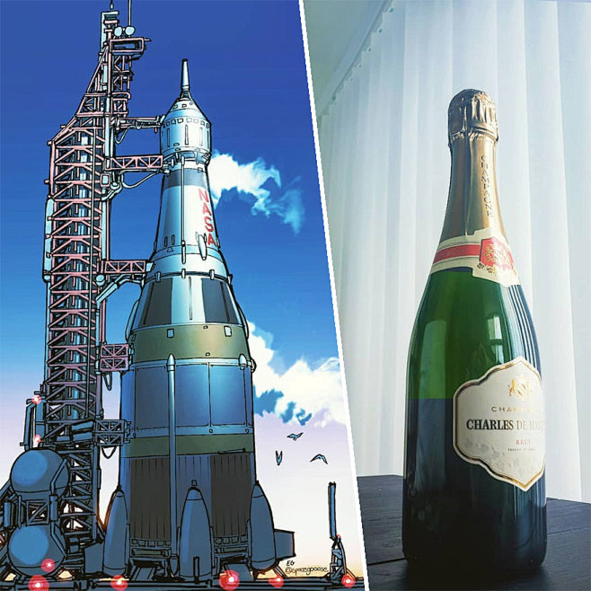 男子痴迷上天！看到什么东西都是宇宙飞船，...