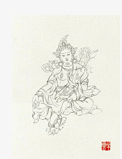 月朦胧q采集到禅    菩萨系