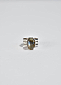 Ribbed Labradorite Ring
